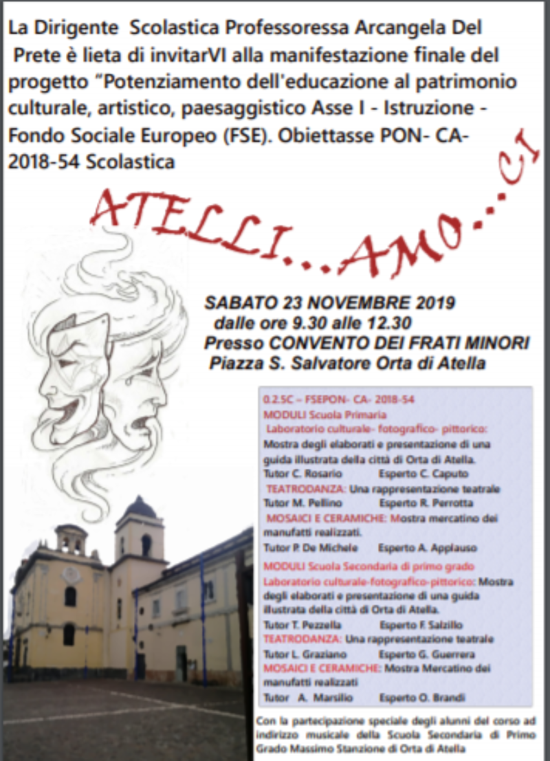 Atelli...amo, 23 Novembre 2019